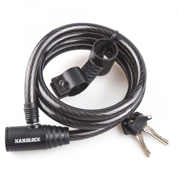 Candado bici llave 10x1200mm. azul