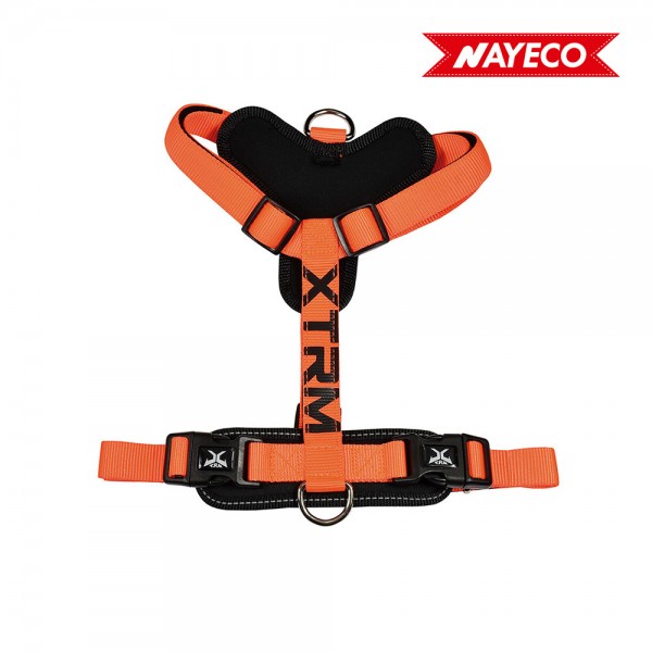 Arnés x-trm cronos neon flash naranja, t-s 15 mm x 35-60 cm