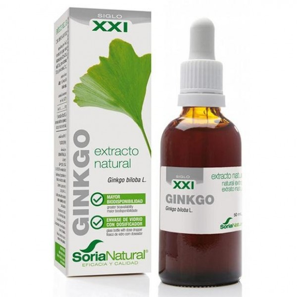 Formula Xxi Extracto de Ginkgo 50ml Soria Natural