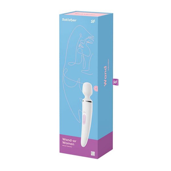 Satisfyer wand-er women masajeador vibrador blanco 1un