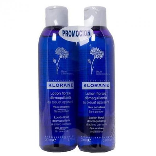 Klorane Desmaquillante de Ojos Al Aciano 2 X 200 ml Promo