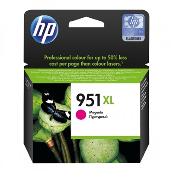 Hp cartucho 951xl  magenta