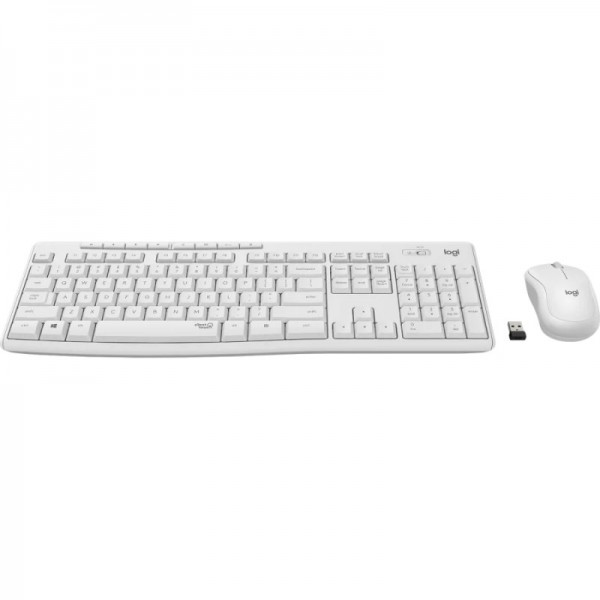 Logitech mk295 teclado y raton inalambrico blanco