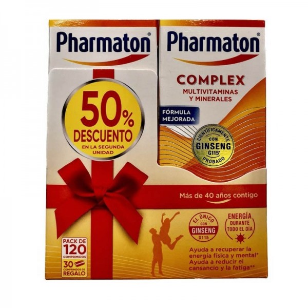Pharmaton Complex Multivitamínico Duplo 2 X 60 Comprimidos Promo