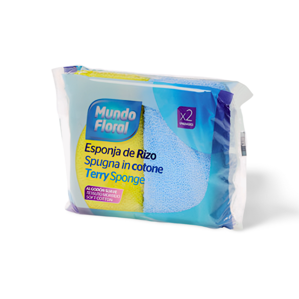 Mundo Floral esponja de baño de Rizo