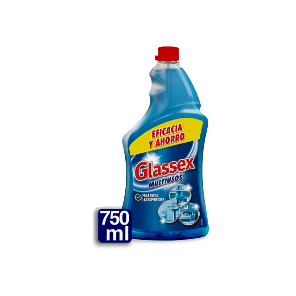 Glassex multiusos recambio spray 750ml