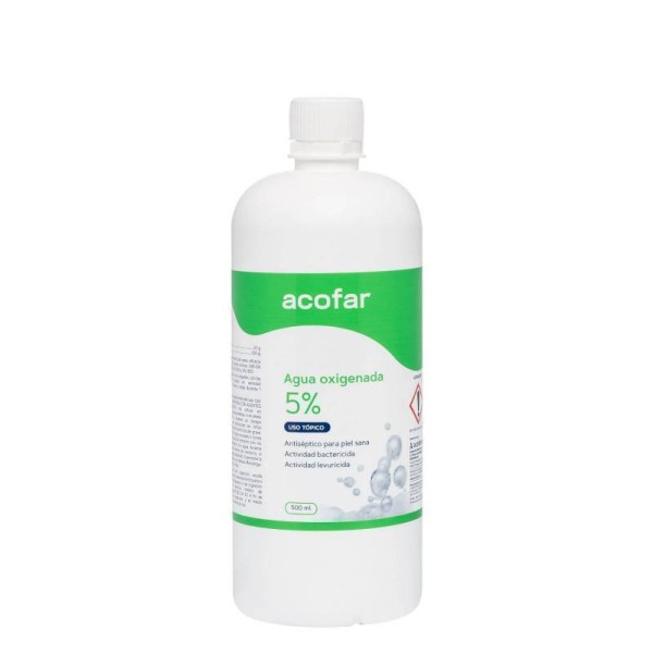 Agua Oxigenada Acofar 5 1 Frasco 500 ml
