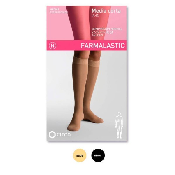 Media Farmalastic Cerra Corta Normal Eg