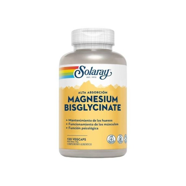 Solaray Magnesium Bisglycinate 120 Capsulas