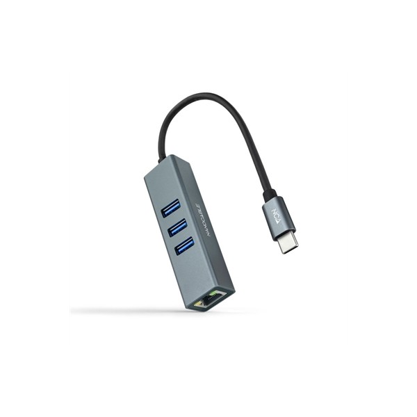 Nanocable conversor usb-c ethernet +3xusb 3.0