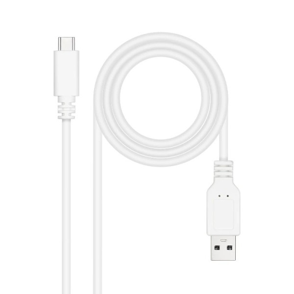 Nanocable cable usb 2.0 3a usb-c-m/m 1.5m blanco