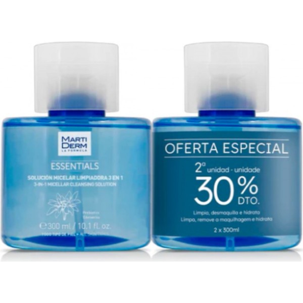 Martiderm Solucion Micelar Limpiador 300ml X 2 Promo