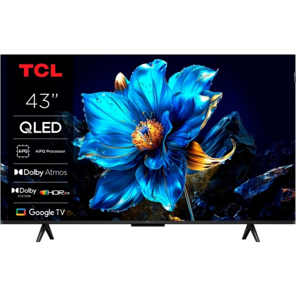 Tcl 43p7k / televisor smart tv 43" qled uhd 4k hdr